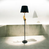 AcaciaHome 164cm Parrot Floor Lamp with Black Drum Shade – Modern Bird Design Standard Lamp