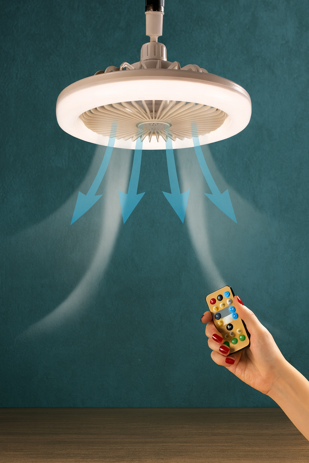 Avilo Ceiling Fan with Light – Cool and Light Your Room at the Press of a Button