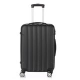 3 Piece Lightweight ABS Spinner Luggage Set with Carry-On Case, 360° Wheels & Telescopic Handles