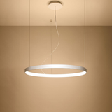 Thoro Lighting Rio Modern LED Chandelier – 50W 3000K Aluminium Pendant Light, White