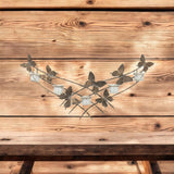 Gold Butterfly Wall-Mounted Candle Holder – Metal Wall Decor, 9cm