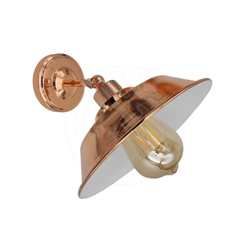 Rose Gold Retro Metal Wall Light