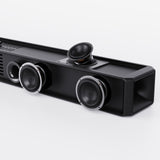 Majority Sierra Plus 2.1.2 Dolby Atmos Wireless Sound Bar with Subwoofer, HDMI ARC & Bluetooth – Black