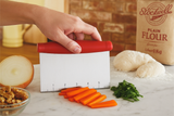 Avilo 3 in 1 Chopper, Scraper & Measurer – Versatile Stainless Steel Blade Kitchen Tool
