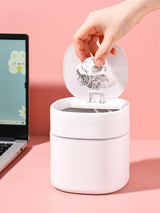 Avilo Countertop Waste Bin – Compact Bin for Kitchen Side, Bathroom or Desk