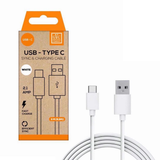 GVC USB to Type C Cable, 3m – Fast Charging and Data Syncing for Phone, Pad and PC, White