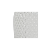 29cm Clear Glass Diamond Vase – Decorative Home Accent, Clear