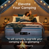 Huddle Airbed Lux King Size with Never-Deflate™ Technology – Guest Air Bed for Home & Camping