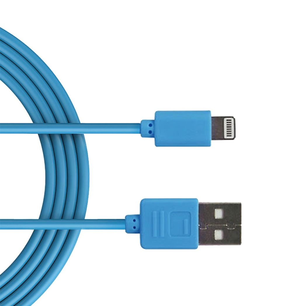 GVC USB Data Cable for 8 Pin Devices, 1m – Charge, Sync & Transfer, Blue