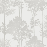 Arthouse Stardust Tree Glitter Vinyl Wallpaper – Gold Tree Silhouettes, Hardwearing Textured Design, Neutral