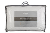 Harwoods 100% Cotton Pillow Pair with Hollowfibre Filling & Piped Edge Casing
