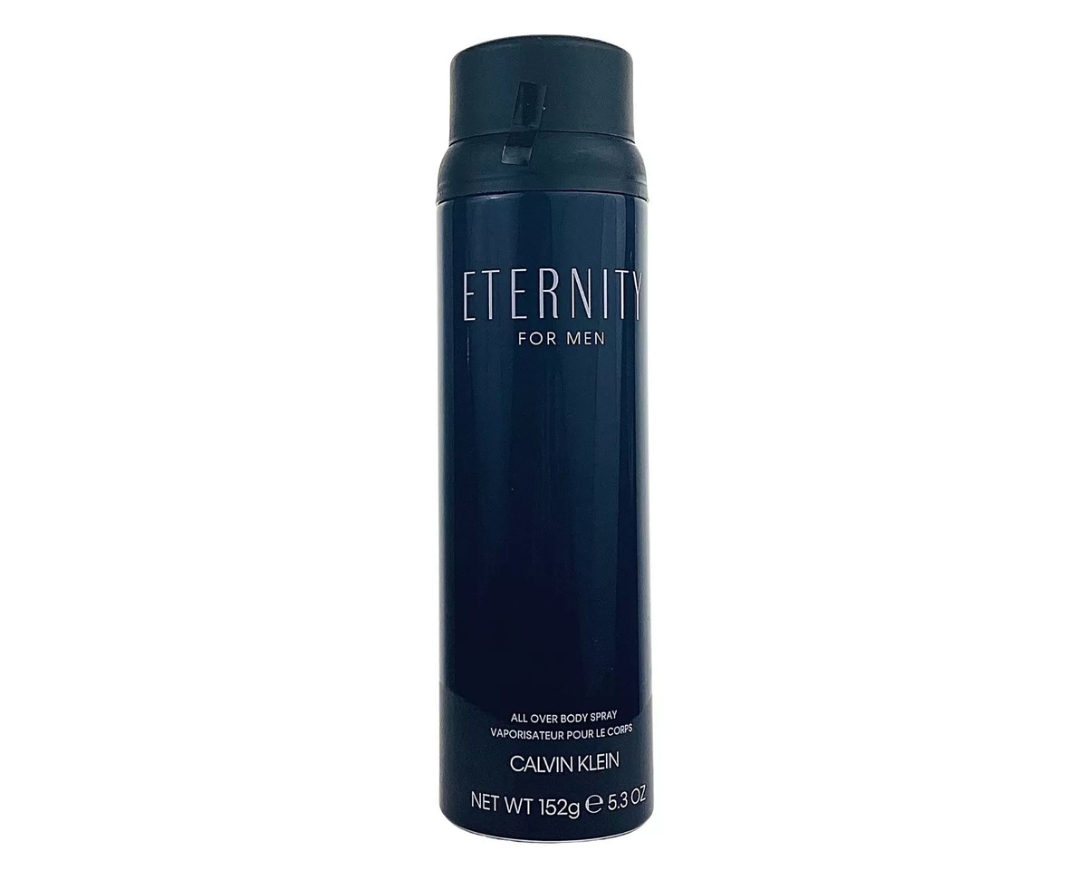 Calvin Klein Eternity for Men All Over Body Spray, 152ml – Fresh Citrus and Woody Fragrance
