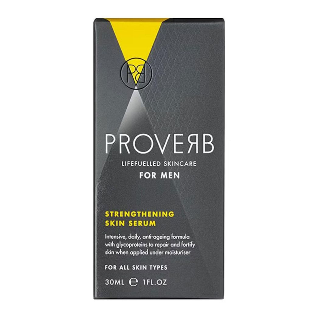 Proverb Life Fuelled Strengthening Skin Serum for Men with Hyaluronic Acid – Anti-Ageing, Nourishing, 30ml