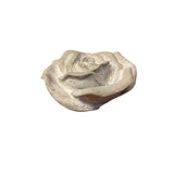 Stone-Look Resin Flower Garden Ornament on Base – Decorative Floral Figurine for Home or Office, 18cm