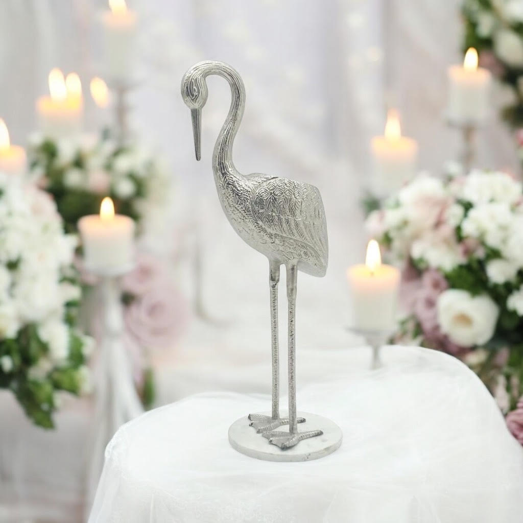 MSL Decorative Flamingo Wine Bottle Holder, 65cm Tall – Fun Bar Décor and Wine Lover Gift