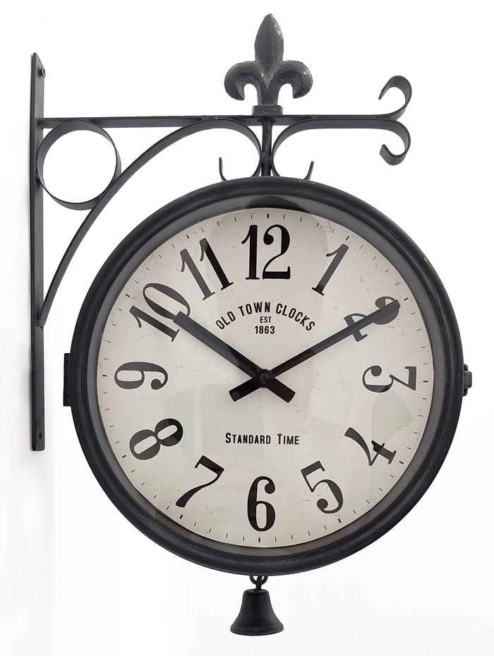 AcaciaHome Durable Wall Clock with Art Deco Design – Elegant Home or Office Decor for Living Room, Hallway