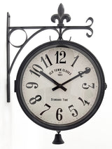 AcaciaHome Durable Wall Clock with Art Deco Design – Elegant Home or Office Decor for Living Room, Hallway