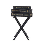 Vintage butler's tray set with stand