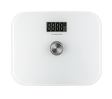 Avilo Battery-Free Digital Bathroom Scales with Clear LCD Display – Foot-Press Power On, High Precision