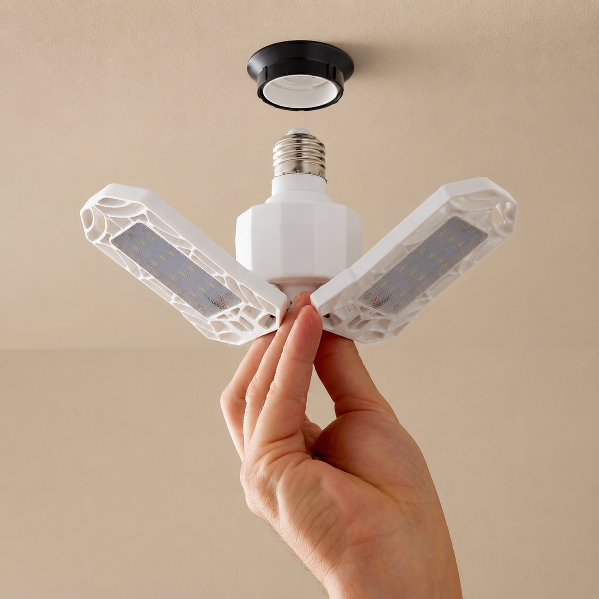 Avilo Multi-Directional Light – Bright Illumination for Garage, Attic, Shed, Basement and Workshop