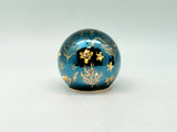 Avilo Enchanted Turquoise Glow Orb with Sea Bed Motif and Soft Yellow Glow – Bedside & Mantel Decor Light