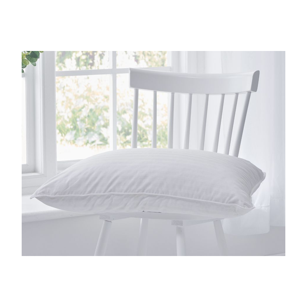 Bellissimo Home Hungarian White Goose Down Pillow with Cotton Cover – 100% Down Filled, Hotel-Style Bedding