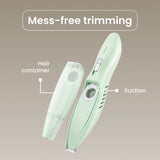 Noerden Trimmy Cordless Pet Groomer with Built-In Suction – Quiet Trimmer for Paws, Ears & Eyes