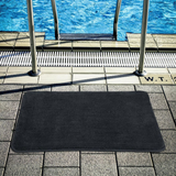 Vinsani Ultra Soft Microfibre Bath Mat 50x80cm – Dense, Fluffy Bathroom Mat, Dark grey