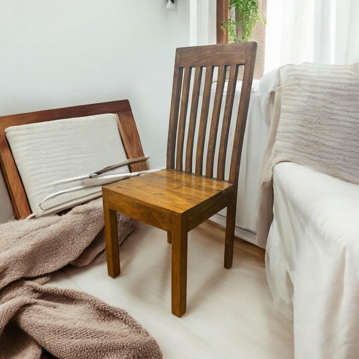 Wooden Chair, 105cm Tall – Sturdy and Versatile Home Seating