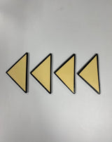 Avilo Carpet Gripper Triangles, Set of 4 – Self-Adhesive Rug and Mat Grips with Plastic Spikes
