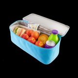 Avilo Beach Bag with Cooler Section – Durable Canvas Mesh with Zip & Clip Closure