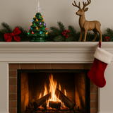 Avilo Lighted Ceramic Christmas Tree – Festive Holiday Season Home Decoration