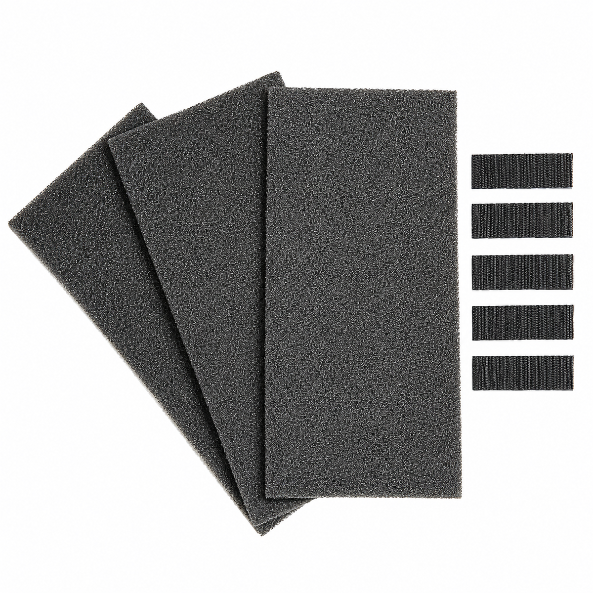 Avilo Universal Odour Filters Set of 3 – Activated Charcoal Bin Filters, Cut to Size