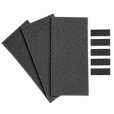 Avilo Universal Odour Filters Set of 3 – Activated Charcoal Bin Filters, Cut to Size