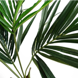 Leaf 130cm Artificial Kentia Palm Tree with Silk Leaves – Weighted Black Pot, Realistic Indoor Plant