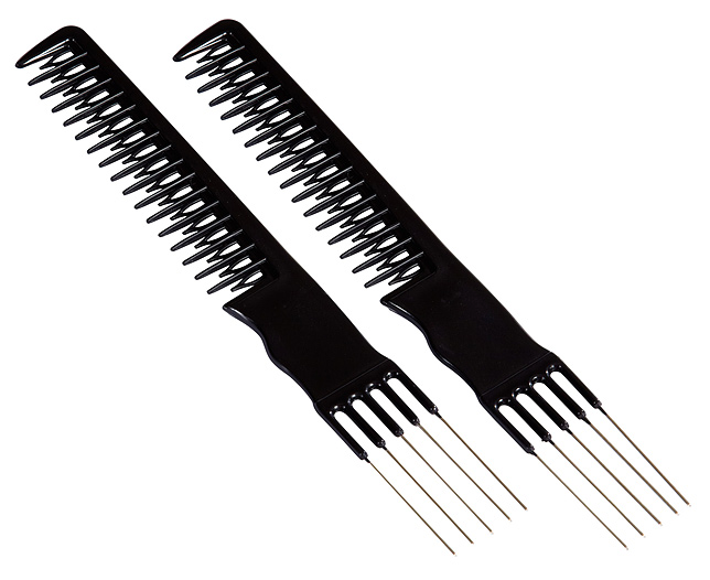 Avilo Volumiser Comb Set of 2 – Adds Natural Volume to Any Hair Style or Length Without Knotting