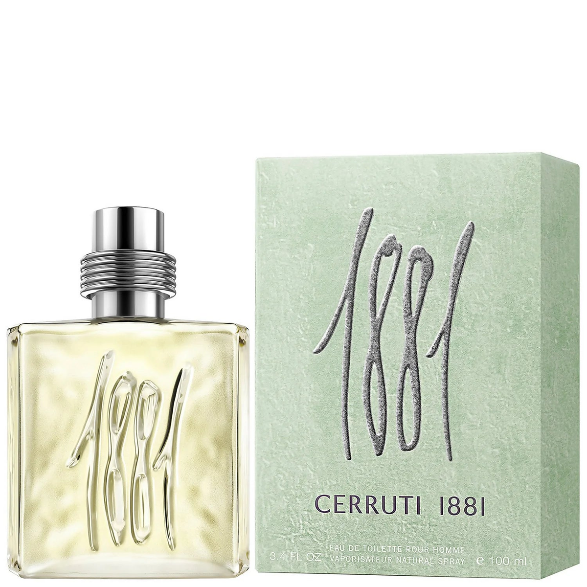 Cerruti Pour Homme Eau de Toilette Spray 100ml – Fresh & Citrus, Woody Fragrance for Men