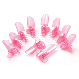 Envie Nail Polish Protectors, Pack of 10 Adjustable Plastic Clip-On Nail Shields – Protect Wet Nails, Pink