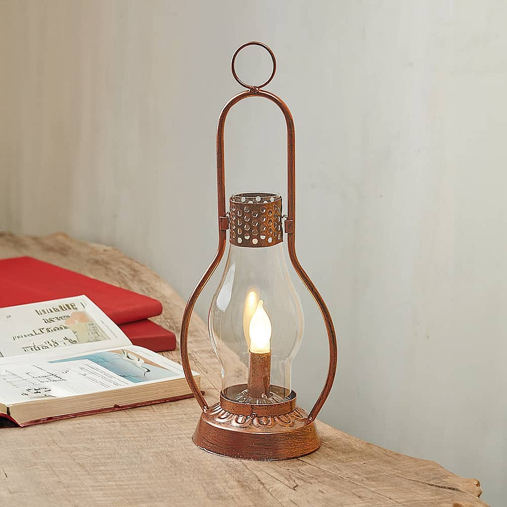 Avilo Battery Operated Vintage Kerosene Oil Lantern – Cosy Decorative Lighting