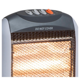 Daewoo 1200W Oscillating Halogen Heater – Instant Warmth for Bedrooms, Offices and Conservatories (HEA1416)