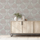 Arthouse Woodland Scene Wallpaper with Deer, Birds and Rabbits – Country Style Feature Wall, Sage Green