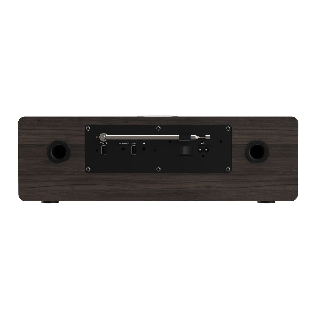 Majority Oakington Music System with DAB/DAB+, FM Radio, CD Player & Bluetooth – USB & AUX-in, Walnut
