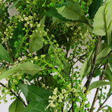 Leaf Artificial Green Foliage Spray, 85cm – Silk Leaf Stem for Arrangements