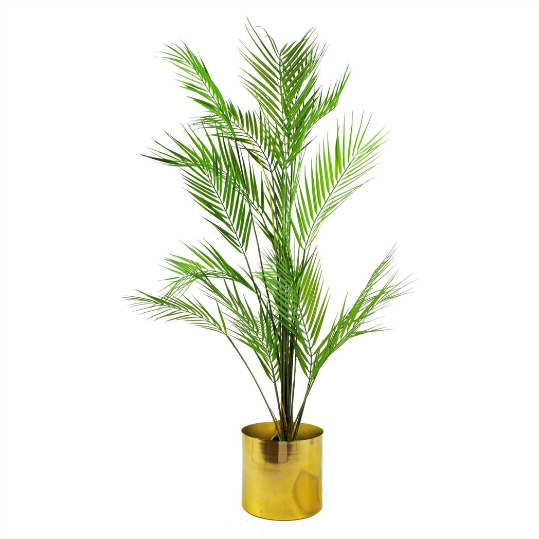 Leaf Design UK 118cm Artificial Palm Tree with 11 Realistic Leaves, Unpotted – Tropical Home Display