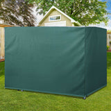 Outsunny Large Patio Swing Chair Cover with Drawstring – Heavy Duty Garden Furniture Protector, Green