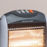 Daewoo 1200W Oscillating Halogen Heater – Instant Warmth for Bedrooms, Offices and Conservatories (HEA1416)