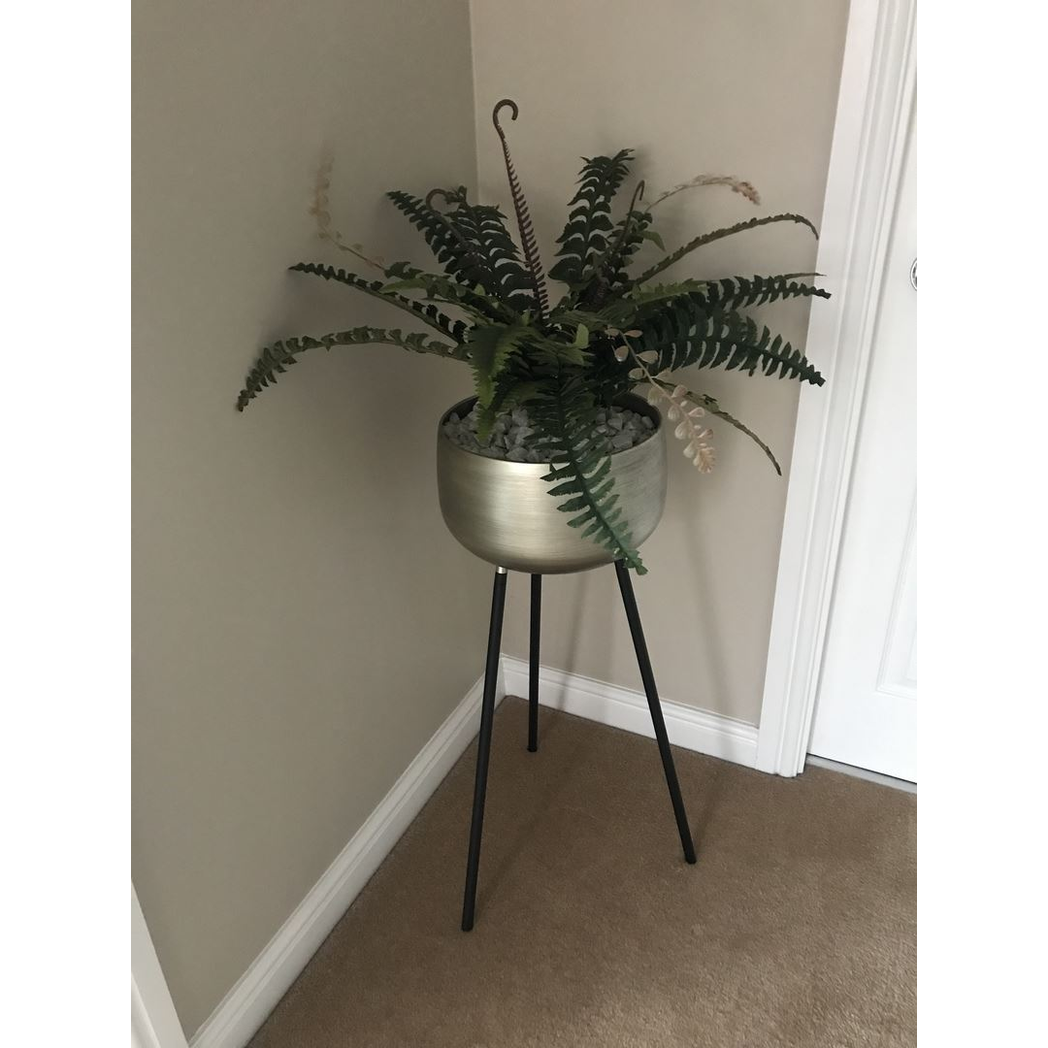60cm Artificial Boston Fern Plant – Lifelike Home Decor Greenery, Green