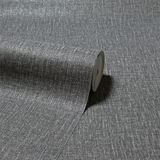 Arthouse Country Plain Heavyweight Vinyl Wallpaper – Strippable, Hardwearing Charcoal with Metallic Shimmer