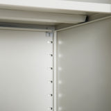 Vinsetto Lockable Metal Filing Cabinet with 2 Doors & 4 Adjustable Shelves – Tall 175cm Office Storage