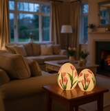 Avilo Tulip Light Set of 2 – Decorative Flower Lights for Shelves, Mantels & Tabletops